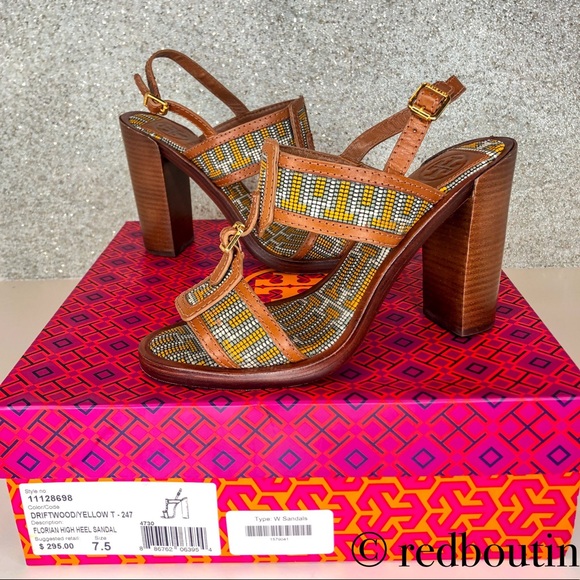 Tory Burch Shoes - 👠SOLD👠Tory Burch Block Heels Sandals 7.5 brown